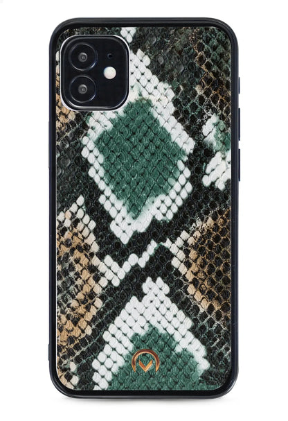 Mobilize 2In1 Gelly Velvet Clutch For Apple Iphone 12 Mini Green Snake - Essentify