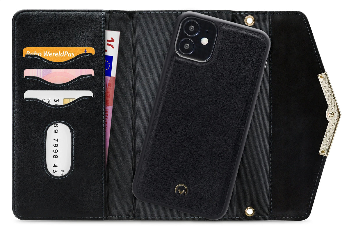 Mobilize 2In1 Gelly Velvet Clutch For Apple Iphone 12 Mini Deep Black - Essentify