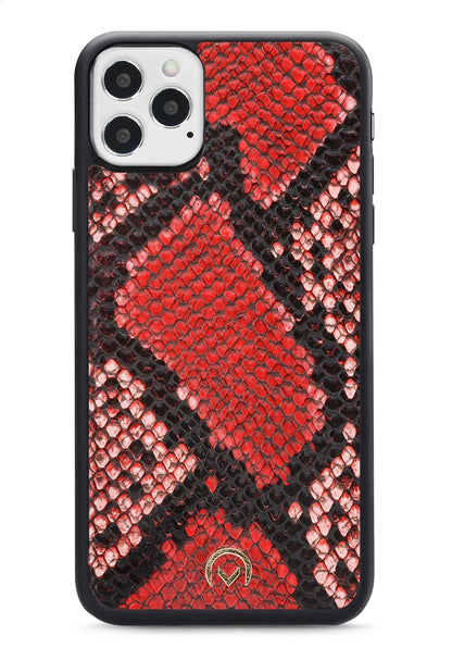 Mobilize 2In1 Gelly Velvet Clutch For Apple Iphone 12/12 Pro Red Snake - Essentify