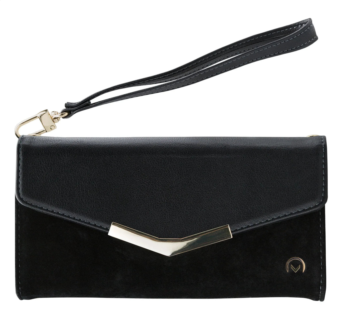 Mobilize 2In1 Gelly Velvet Clutch For Apple Iphone 12/12 Pro Deep Black - Essentify