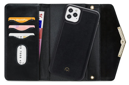 Mobilize 2In1 Gelly Velvet Clutch For Apple Iphone 12/12 Pro Deep Black - Essentify