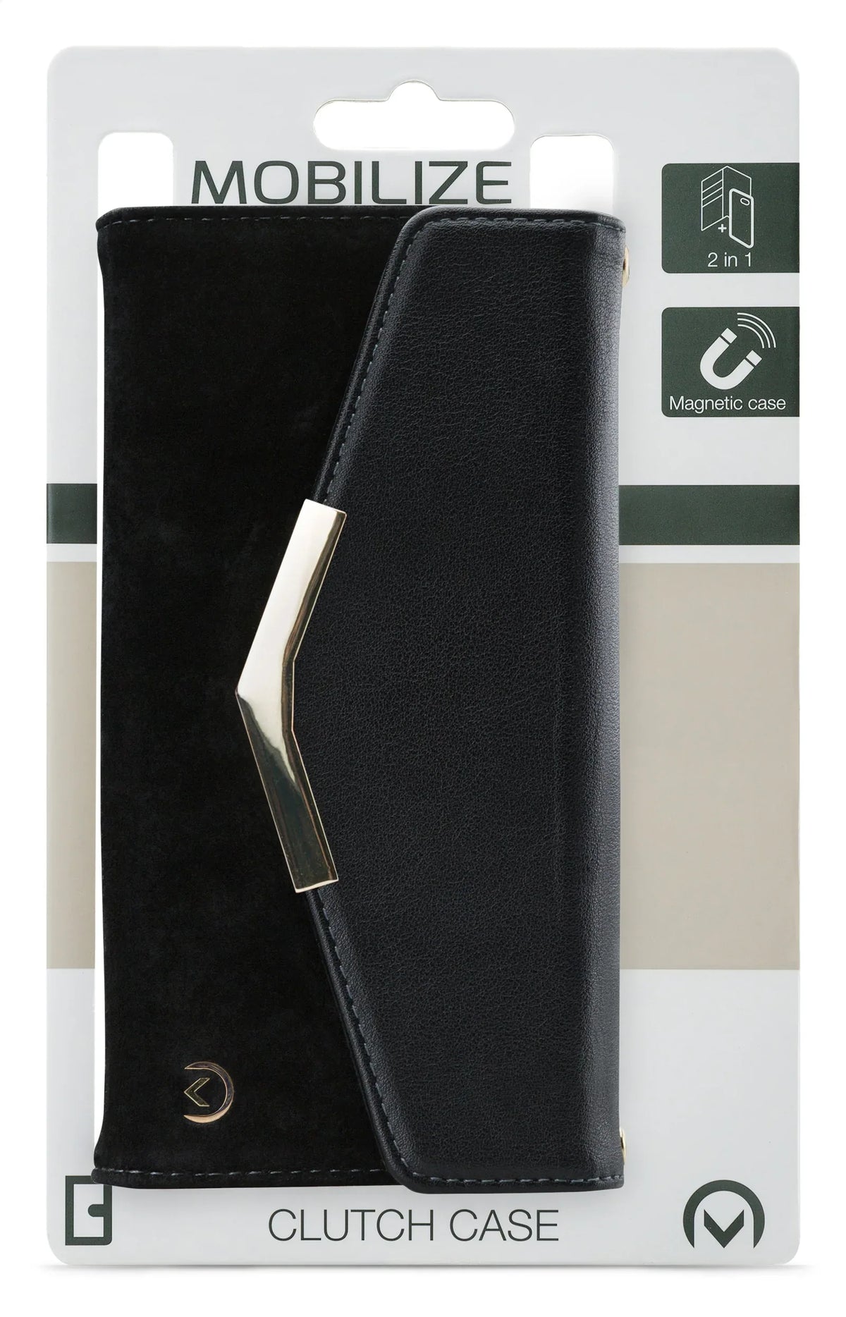 Mobilize 2In1 Gelly Velvet Clutch For Apple Iphone 12/12 Pro Deep Black - Essentify