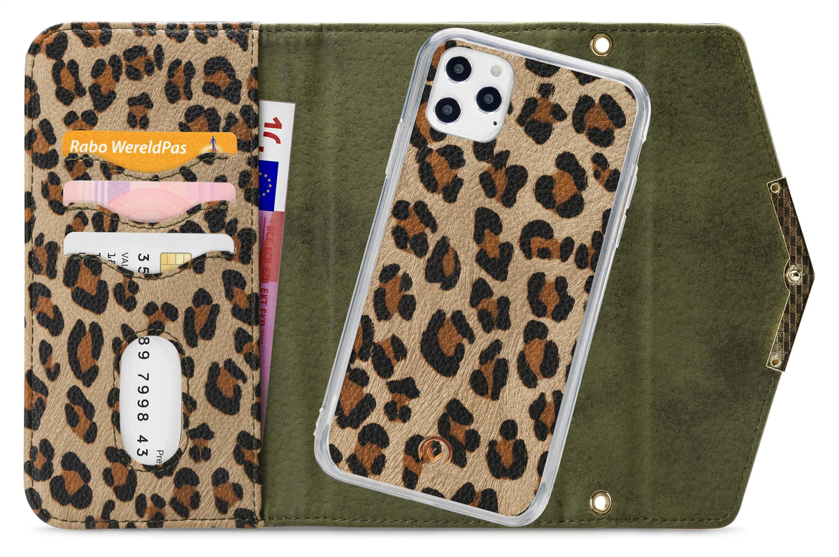 Mobilize 2In1 Gelly Clutch For Apple Iphone 12 Pro Max Green Leopard - Essentify