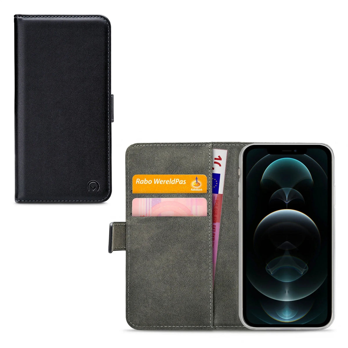 Mobilize Classic Gelly Wallet Book Case Apple Iphone 12 Pro Max Black - Essentify