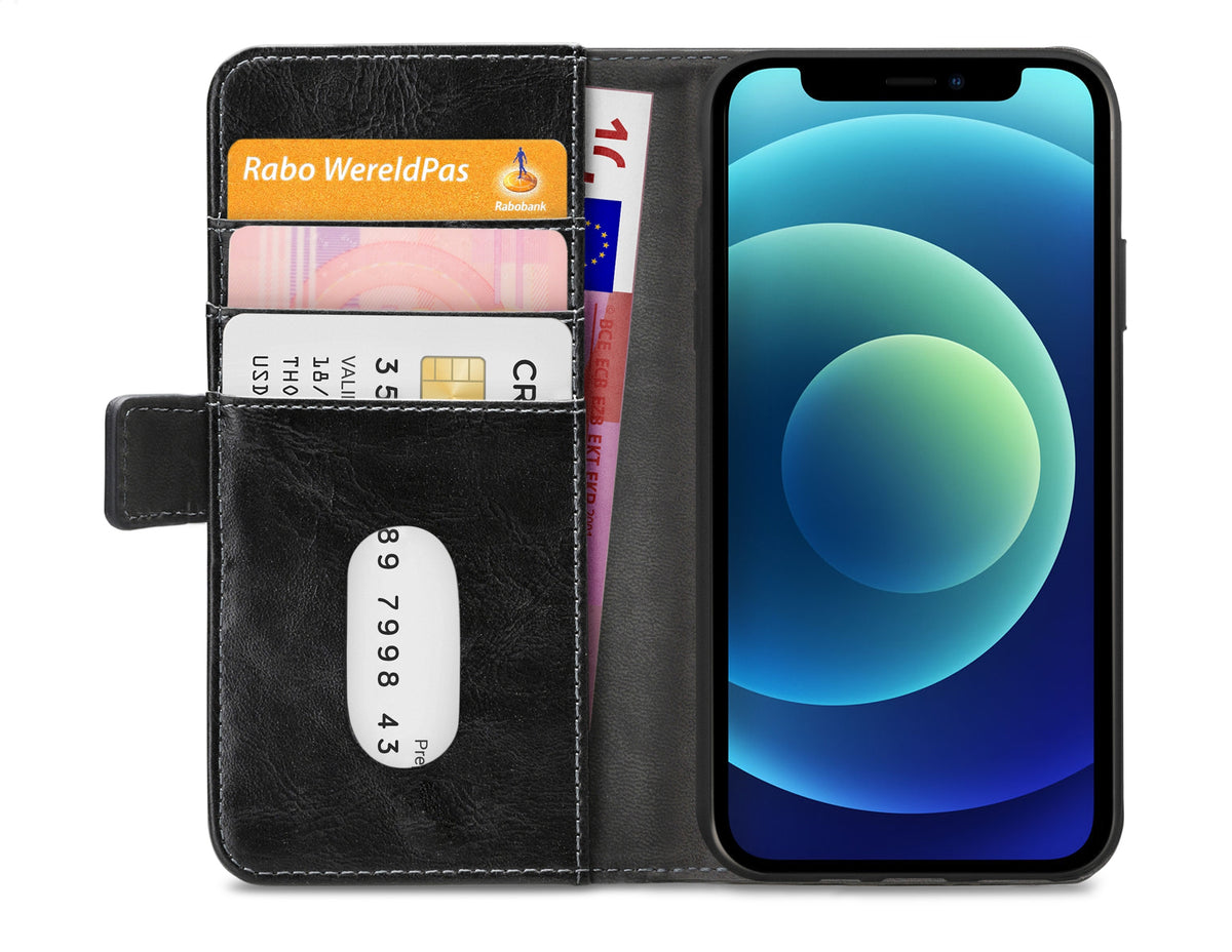 Mobilize Elite Gelly Wallet Book Case Apple Iphone 12 Mini Black