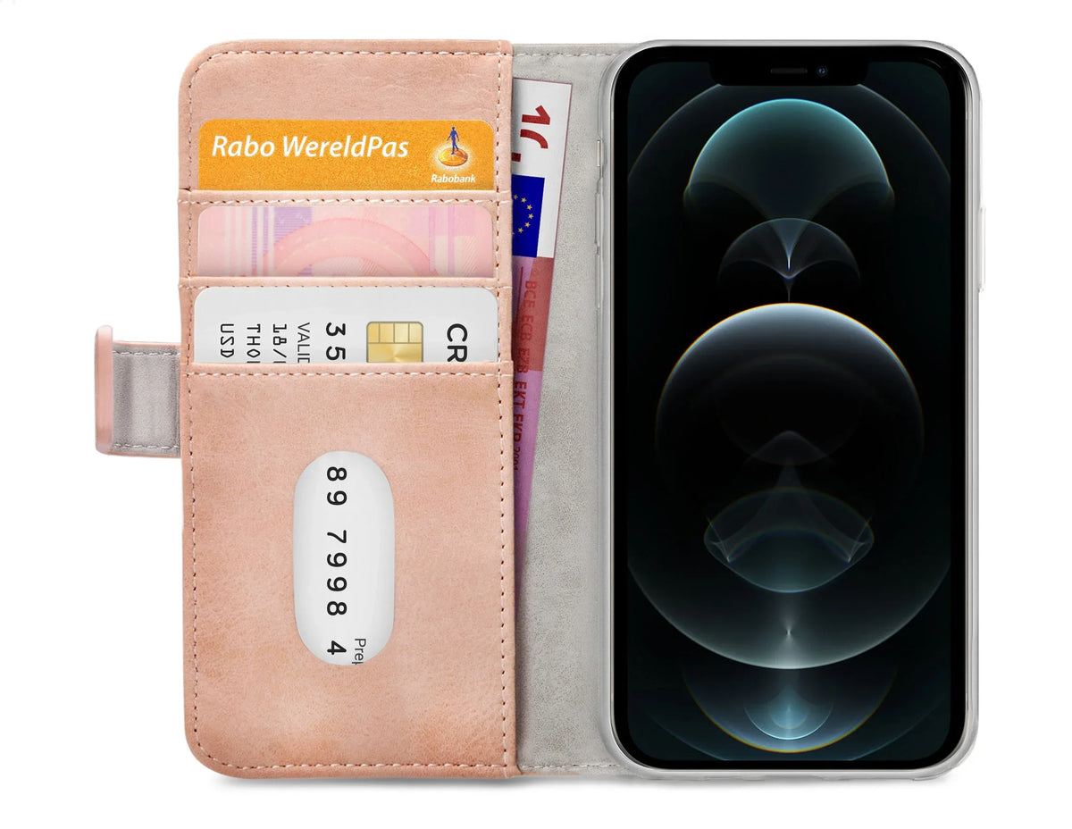 Mobilize Elite Gelly Wallet Book Case Apple Iphone 12 Pro Max Soft Pink - Essentify
