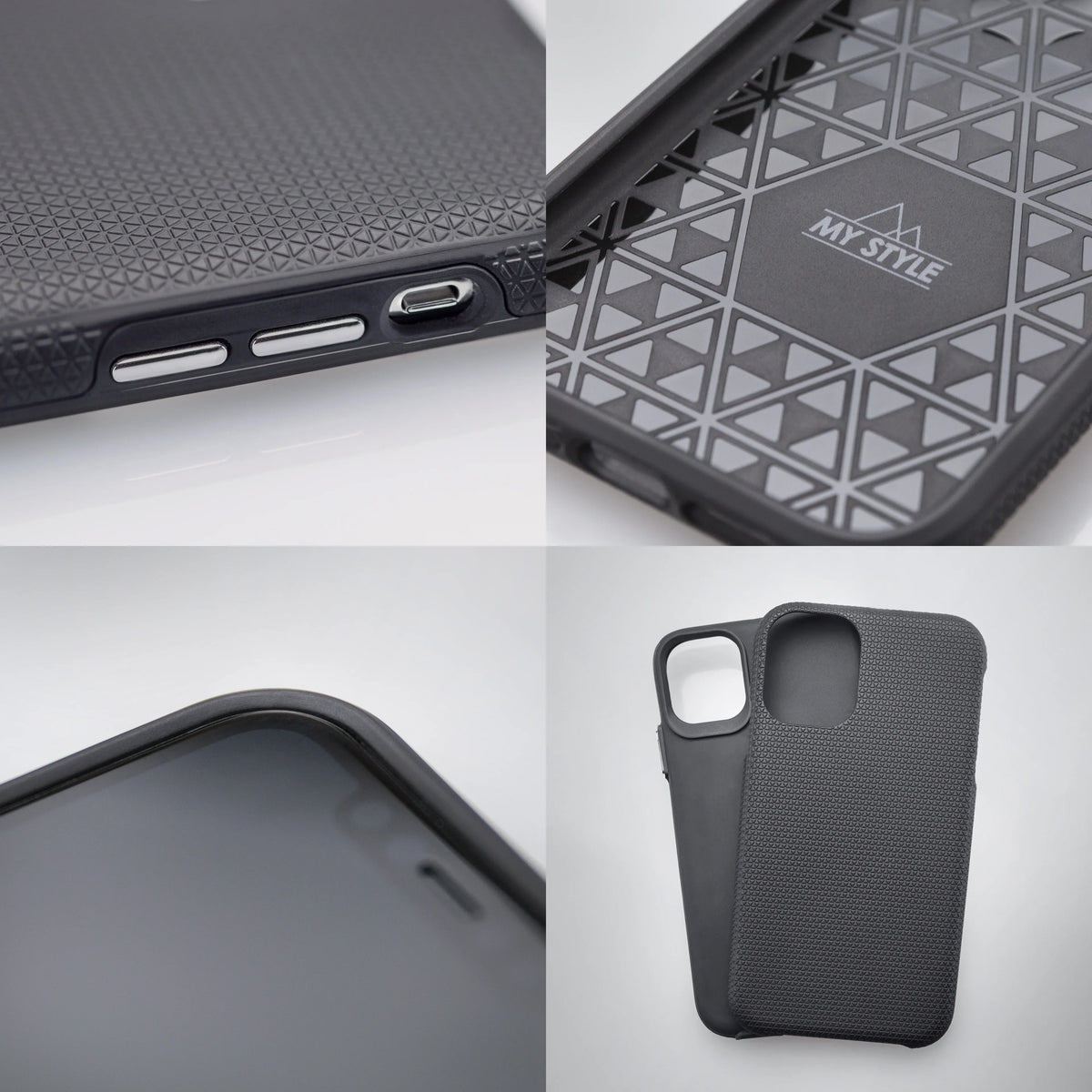My Style Tough Case For Apple Iphone 12 Mini Black - Essentify