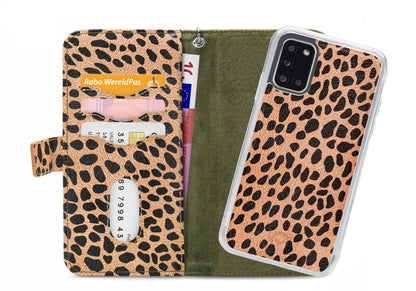 Mobilize 2In1 Gelly Zipper Case Samsung Galaxy A31 Olive/Leopard - Essentify