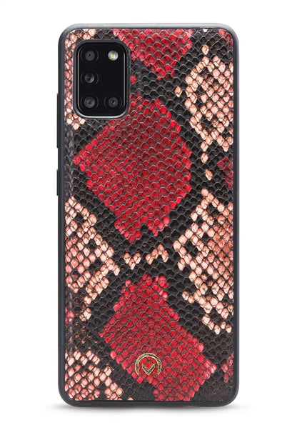 Mobilize 2In1 Gelly Velvet Clutch For Samsung Galaxy A31 Red Snake - Essentify
