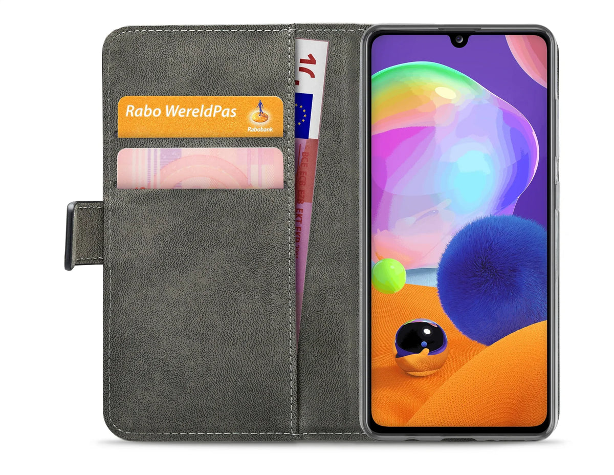 Mobilize Classic Gelly Wallet Book Case Samsung Galaxy A31 Black - Essentify