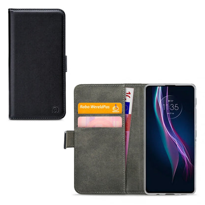 Mobilize Classic Gelly Wallet Book Case Motorola One Fusion+ Black - Essentify