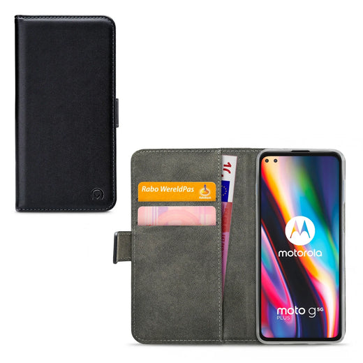 Mobilize Classic Gelly Wallet Book Case Motorola Moto G 5G Plus Black - Essentify