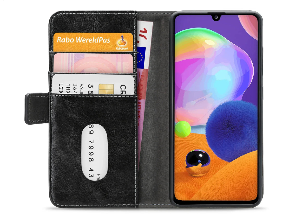 Mobilize Elite Gelly Wallet Book Case Samsung Galaxy A31 Black - Essentify