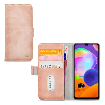 Mobilize Elite Gelly Wallet Book Case Samsung Galaxy A31 Soft Pink - Essentify