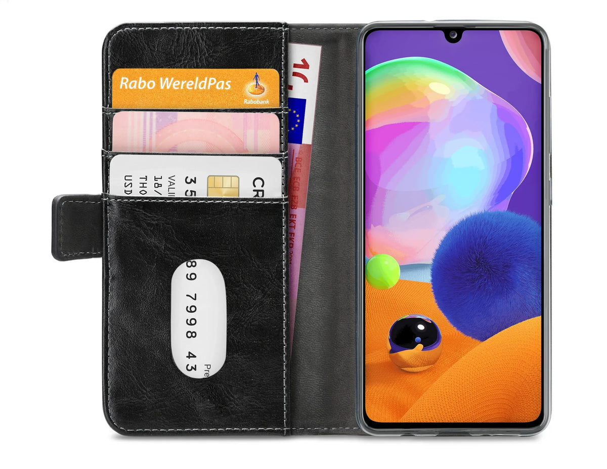My Style Flex Wallet For Samsung Galaxy A31 Black - Essentify