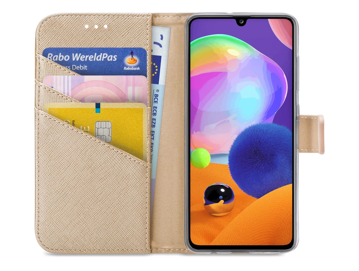 My Style Flex Wallet For Samsung Galaxy A31 Gold - Essentify
