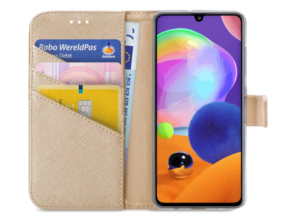 My Style Flex Wallet For Samsung Galaxy A31 Gold - Essentify