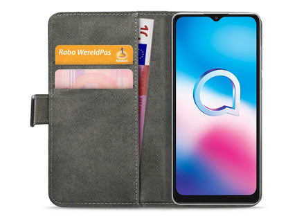Mobilize Classic Gelly Wallet Book Case Alcatel 3X (2020) Black - Essentify