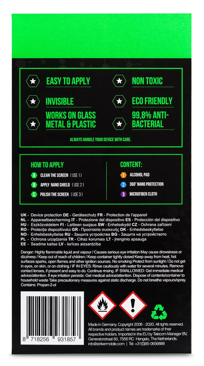 Striker Coating Antibacterial Nano Coating Voor O.a. Smartphone En Tablets - Essentify