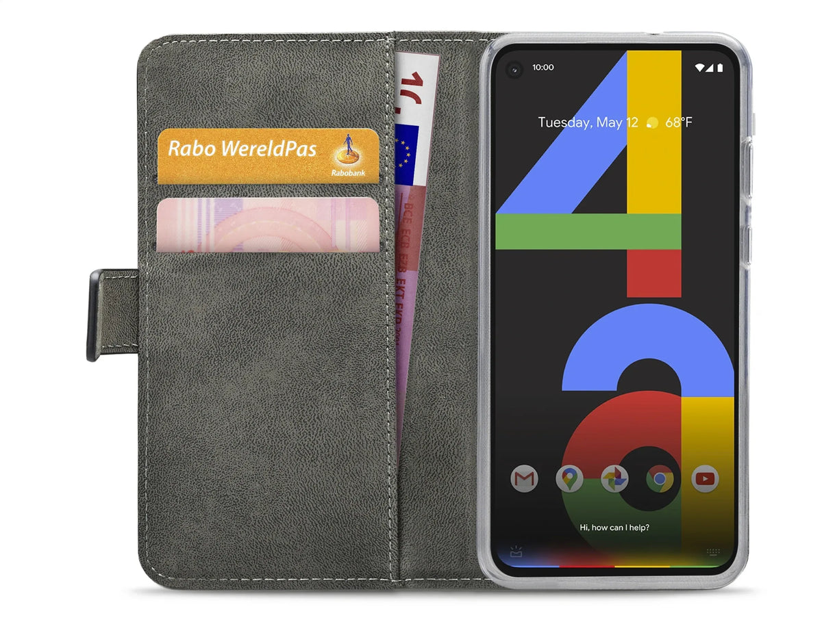 Mobilize Classic Gelly Wallet Book Case Google Pixel 4A 5G Black - Essentify