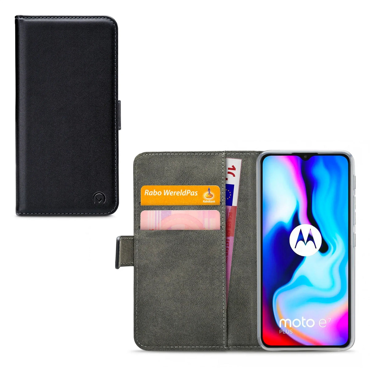 Mobilize Classic Gelly Wallet Book Case Motorola Moto E7 Plus/Moto G9 Play Black - Essentify