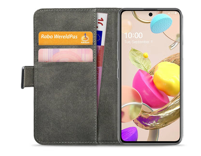 Mobilize Classic Gelly Wallet Book Case Lg K42 Black - Essentify
