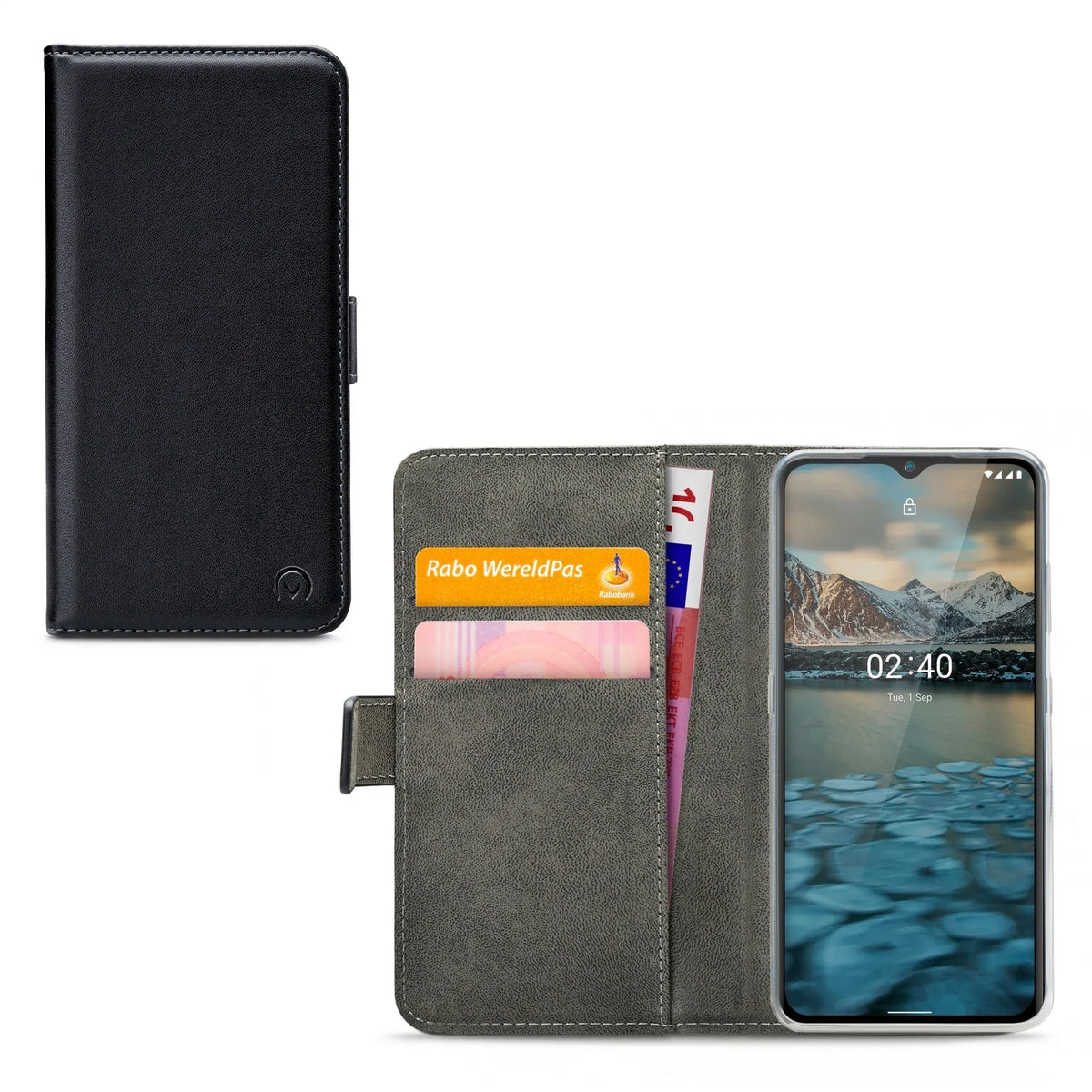 Mobilize Classic Gelly Wallet Book Case Nokia 2.4 Black - Essentify