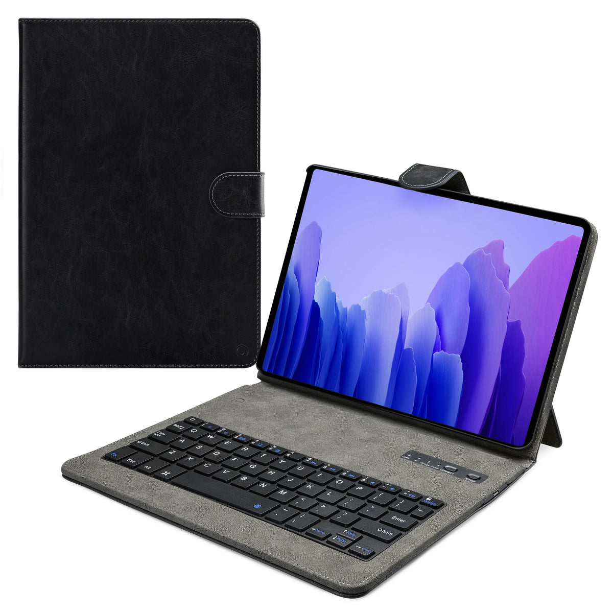 Mobilize Premium Bluetooth Keyboard Case Samsung Galaxy Tab A7 10.4 (2020/2022) Black Qwerty - Essentify