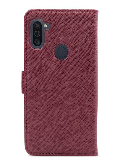 My Style Flex Wallet For Samsung Galaxy M11 Bordeaux - Essentify