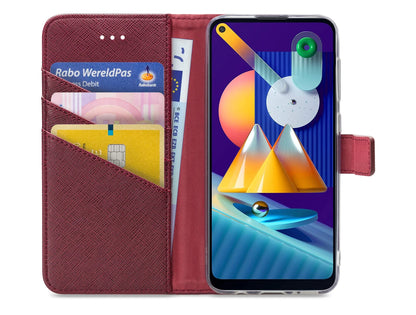 My Style Flex Wallet For Samsung Galaxy M11 Bordeaux - Essentify