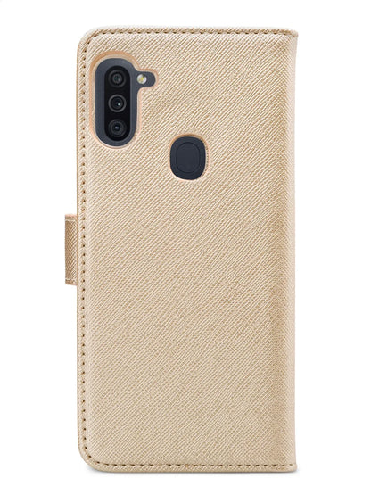 My Style Flex Wallet For Samsung Galaxy M11 Gold - Essentify
