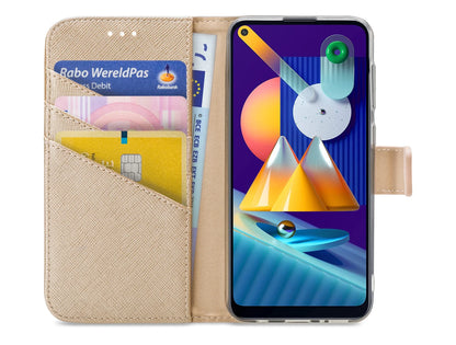 My Style Flex Wallet For Samsung Galaxy M11 Gold - Essentify