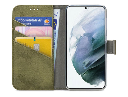 My Style Flex Wallet For Samsung Galaxy S21+ 5G Olive - Essentify