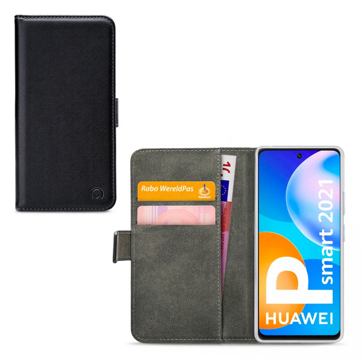 Mobilize Classic Gelly Wallet Book Case Huawei P Smart (2021) Black - Essentify