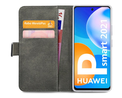 Mobilize Classic Gelly Wallet Book Case Huawei P Smart (2021) Black - Essentify