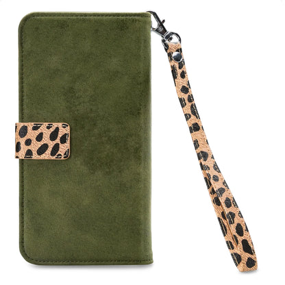 Mobilize 2In1 Magnet Zipper Case Samsung Galaxy A42/A42 5G Olive/Leopard - Essentify