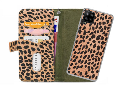 Mobilize 2In1 Magnet Zipper Case Samsung Galaxy A42/A42 5G Olive/Leopard - Essentify