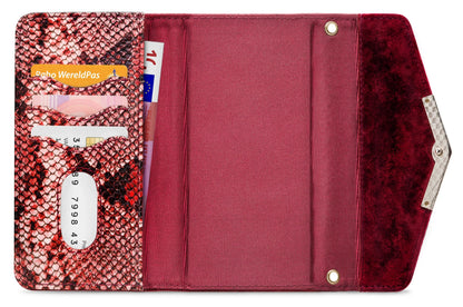 Mobilize 2In1 Gelly Velvet Clutch For Samsung Galaxy A42/A42 5G Red Snake - Essentify