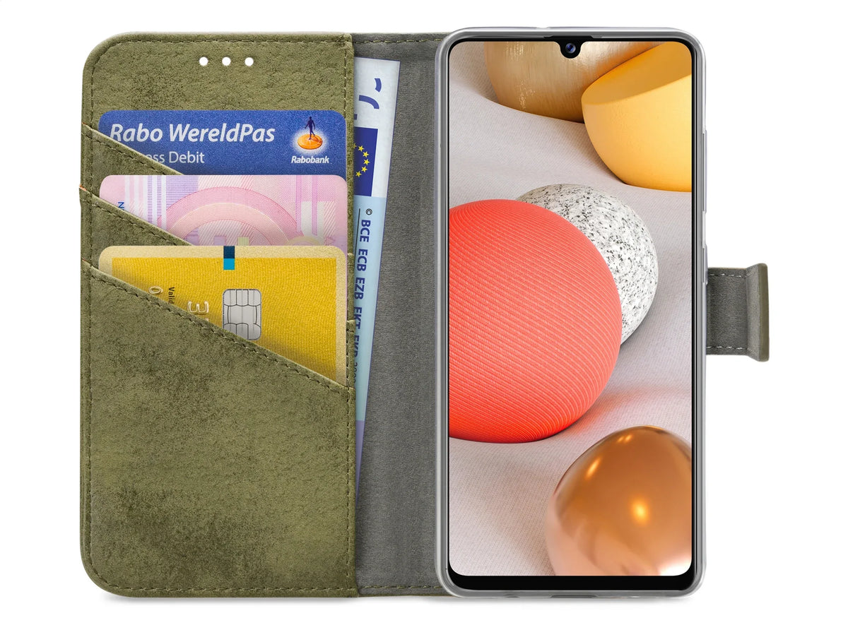 My Style Flex Wallet For Samsung Galaxy A42/A42 5G Olive - Essentify