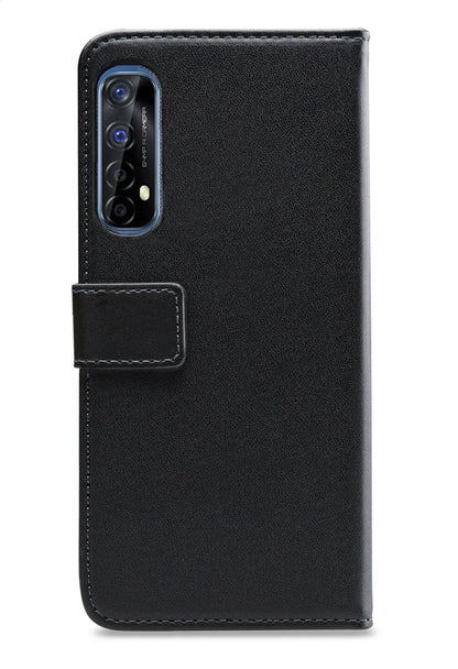 Mobilize Classic Gelly Wallet Book Case Realme 7 Black - Essentify