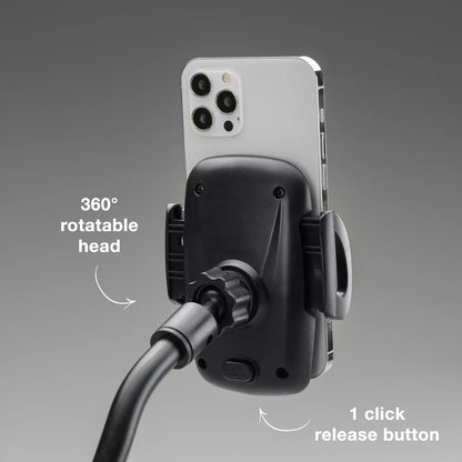 Mobilize Universal Gooseneck Car Holder Black - Essentify