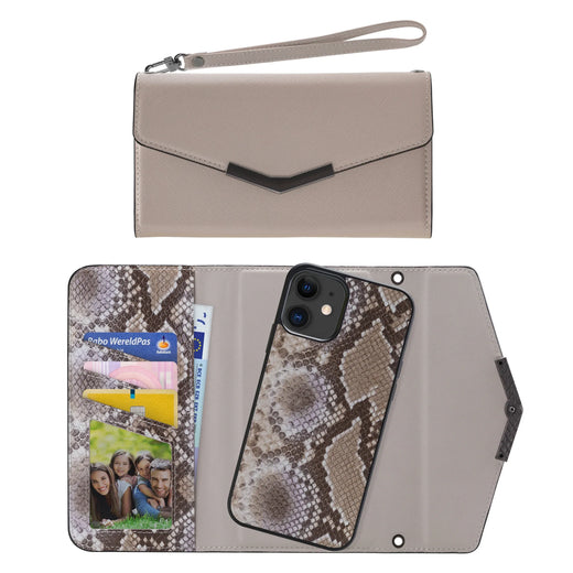 Mobilize 2In1 Elegant Magnet Clutch Apple Iphone Xr/11 Beige Snake - Essentify