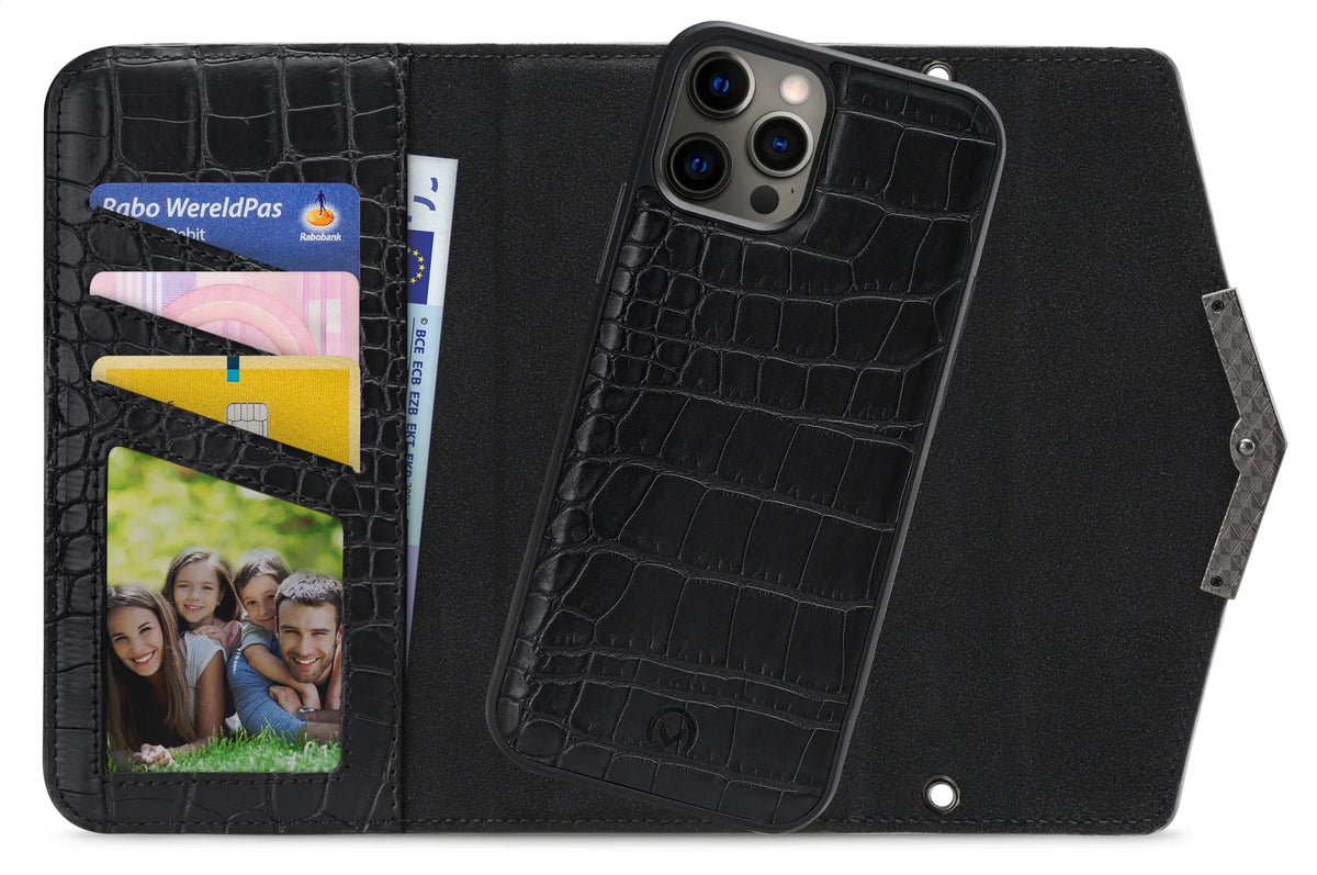 Mobilize 2In1 Elegant Magnet Clutch Apple Iphone 12 Pro Max Black Croco - Essentify