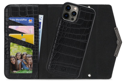 Mobilize 2In1 Elegant Magnet Clutch Apple Iphone 12 Pro Max Black Croco - Essentify