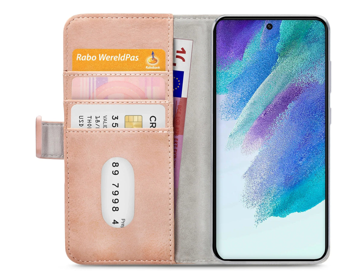 Mobilize Elite Gelly Wallet Book Case Samsung Galaxy A52/A52 5G/A52S 5G Soft Pink - Essentify