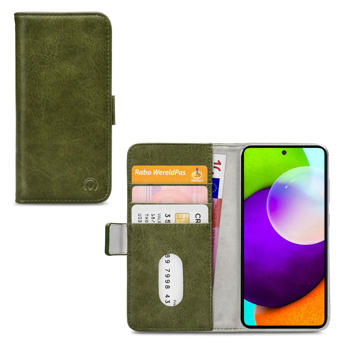Mobilize Elite Gelly Wallet Book Case Samsung Galaxy A52/A52 5G/A52S 5G Green - Essentify