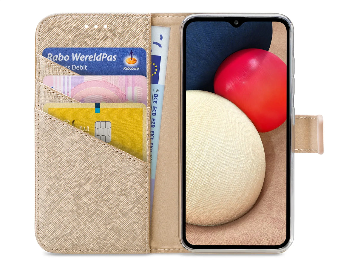 My Style Flex Wallet For Samsung Galaxy A02S Gold - Essentify