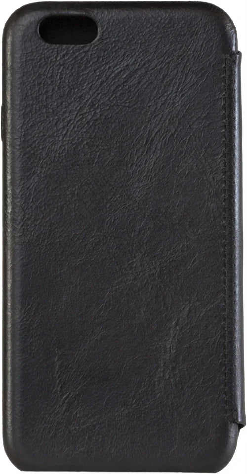 Senza Pure Skinny Leather Booklet Apple Iphone 6/6S Deep Black - Essentify
