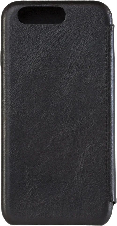 Senza Pure Skinny Leather Booklet Apple Iphone 7 Plus/8 Plus Deep Black - Essentify