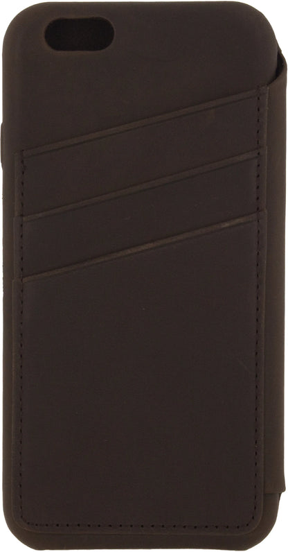 Senza Raw Skinny Leather Wallet Apple Iphone 6/6S Chestnut Brown - Essentify